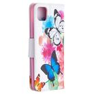 For OPPO Realme C11 Colored Drawing Pattern Horizontal Flip Leather Case with Holder & Card Slots & Wallet(Butterflies) - 3