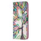 For OPPO Realme 6 Colored Drawing Pattern Horizontal Flip Leather Case with Holder & Card Slots & Wallet(Tree of Life) - 2