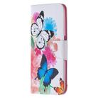 For OPPO Realme 6 Colored Drawing Pattern Horizontal Flip Leather Case with Holder & Card Slots & Wallet(Butterflies) - 2