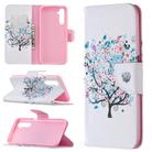 For OPPO Realme 6 Colored Drawing Pattern Horizontal Flip Leather Case with Holder & Card Slots & Wallet(Tree) - 1