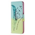 For OPPO Realme 6 Colored Drawing Pattern Horizontal Flip Leather Case with Holder & Card Slots & Wallet(Feather) - 2