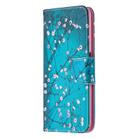 For OPPO Realme 6 Pro Colored Drawing Pattern Horizontal Flip Leather Case with Holder & Card Slots & Wallet(Plum Blossom) - 2