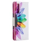 For OPPO Reno3 Pro Colored Drawing Pattern Horizontal Flip Leather Case with Holder & Card Slots & Wallet(Sun Flower) - 3