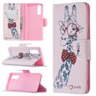 For OPPO Reno3 Pro Colored Drawing Pattern Horizontal Flip Leather Case with Holder & Card Slots & Wallet(Deer) - 1