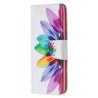 For OPPO Reno4 Pro 5G Colored Drawing Pattern Horizontal Flip Leather Case with Holder & Card Slots & Wallet(Sun Flower) - 2