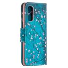 For OPPO Reno4 Pro 5G Colored Drawing Pattern Horizontal Flip Leather Case with Holder & Card Slots & Wallet(Plum Blossom) - 3