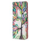 For OPPO Reno4 Pro 5G Colored Drawing Pattern Horizontal Flip Leather Case with Holder & Card Slots & Wallet(Tree of Life) - 1