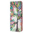 For OPPO Reno4 Pro 5G Colored Drawing Pattern Horizontal Flip Leather Case with Holder & Card Slots & Wallet(Tree of Life) - 2