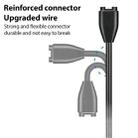For Garmin Fenix 8 / 7X / 6S Pro xDfind USB Port Watch Charger With Data Transmission, Length: 1m(Black) - 3
