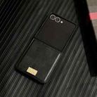 For Samsung Galaxy Z Flip7 5G Crazy Horse Texture PU Phone Case(Black) - 2