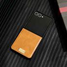For Samsung Galaxy Z Flip7 5G Crazy Horse Texture PU Phone Case(Orange) - 2