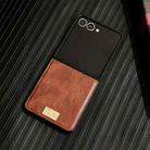 For Samsung Galaxy Z Flip7 5G Crazy Horse Texture PU Phone Case(Red) - 2