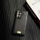 For Samsung Galaxy Z Fold7 5G Crazy Horse Texture PU Phone Case(Black) - 2