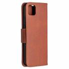 For OPPO Realme C11 Retro Lambskin Texture Pure Color Horizontal Flip PU Leather Case, with Holder & Card Slots & Wallet & Lanyard(Brown) - 3