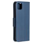 For OPPO Realme C11 Retro Lambskin Texture Pure Color Horizontal Flip PU Leather Case, with Holder & Card Slots & Wallet & Lanyard(Blue) - 3