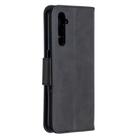 For OPPO Realme 6 Retro Lambskin Texture Pure Color Horizontal Flip PU Leather Case, with Holder & Card Slots & Wallet & Lanyard(Black) - 3