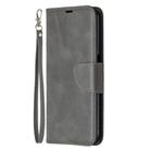 For OPPO Realme 6 Retro Lambskin Texture Pure Color Horizontal Flip PU Leather Case, with Holder & Card Slots & Wallet & Lanyard(Grey) - 2