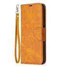 For OPPO Realme 6 Pro Retro Lambskin Texture Pure Color Horizontal Flip PU Leather Case, with Holder & Card Slots & Wallet & Lanyard(Yellow) - 2