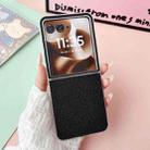 For Motorola Razr 50 Ultra Transparent Frame Jelly PU + PC Phone Case(Black) - 2