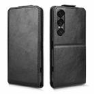 For Sony Xperia 1 VII Magnetic Vertical Flip Leather Phone Case with Buckle(Black) - 2