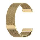 For Fitbit Versa 4 / 3 / Sense 2 / Sense xDfind Milanese Magnetic Metal Watch Band, Size: L(Gold) - 3