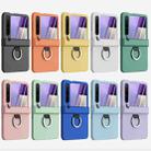 For Huawei Pura X Three Parts PC Skin Feel Shockproof Phone Case with Ring(White) - 2