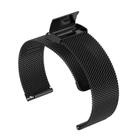 For Garmin Lily 2 14mm xDfind Buckle Metal Mesh Watch Band(Black) - 3