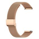 For Garmin Lily 2 14mm xDfind Buckle Metal Mesh Watch Band(Rose Gold) - 2