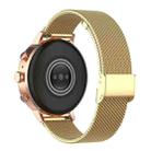 18mm xDfind Buckle Metal Mesh Watch Band(Gold) - 2