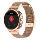 18mm xDfind Buckle Metal Mesh Watch Band(Rose Gold) - 1