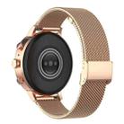 18mm xDfind Buckle Metal Mesh Watch Band(Rose Gold) - 2