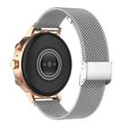 18mm xDfind Buckle Metal Mesh Watch Band(Silver) - 2