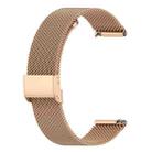 20mm xDfind Buckle Metal Mesh Watch Band(Rose Gold) - 2