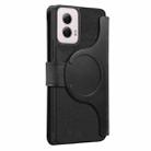 For Motorola Moto G Power 2024 CaseNeo MagSafe RFID Anti-theft Zipper Wallet Retro Leather Phone Case(Black) - 3