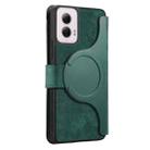 For Motorola Moto G Power 2024 CaseNeo MagSafe RFID Anti-theft Zipper Wallet Retro Leather Phone Case(Green) - 3