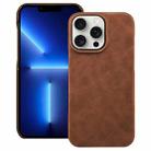 For iPhone 13 Pro Retro Texture MagSafe Phone Case(Brown) - 1