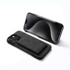 For iPhone 14 / 13 Denior D27 Retro Texture RFID MagSafe Photo Frame Card-slot Phone Case(Black) - 3