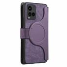 For vivo Y21s / Y32 / Y21 2021 CaseNeo MagSafe RFID Anti-theft Zipper Wallet Retro Leather Phone Case(Purple) - 3