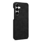 For Samsung Galaxy S25+ 5G Retro Texture MagSafe Phone Case(Black) - 2