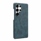 For Samsung Galaxy S25 Ultra 5G Retro Texture MagSafe Phone Case(Blue) - 2