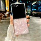 For Samsung Galaxy Z Flip7 Pearlescent Shell Texture Phone Case(Pink) - 2