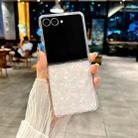 For Samsung Galaxy Z Flip7 Pearlescent Shell Texture Phone Case(Beige) - 2