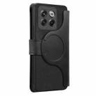For OnePlus 12 CaseNeo MagSafe RFID Anti-theft Zipper Wallet Retro Leather Phone Case(Black) - 3