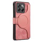 For OnePlus 12 CaseNeo MagSafe RFID Anti-theft Zipper Wallet Retro Leather Phone Case(Pink) - 3