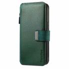 For OnePlus 13 CaseNeo MagSafe RFID Anti-theft Zipper Wallet Retro Leather Phone Case(Green) - 2