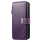 For OnePlus 13 CaseNeo MagSafe RFID Anti-theft Zipper Wallet Retro Leather Phone Case(Purple) - 2