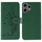 For Nothing CMF Phone 2 Pro Feather Pattern Litchi Texture Leather Phone Case(Green) - 1