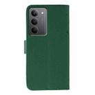 For Realme 14x Feather Pattern Litchi Texture Leather Phone Case(Green) - 3