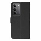 For Realme 14x Feather Pattern Litchi Texture Leather Phone Case(Black) - 3