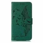 For vivo V50 Lite 5G Feather Pattern Litchi Texture Leather Phone Case(Green) - 2